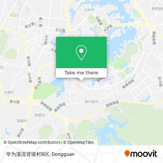 华为溪流背坡村B区 map