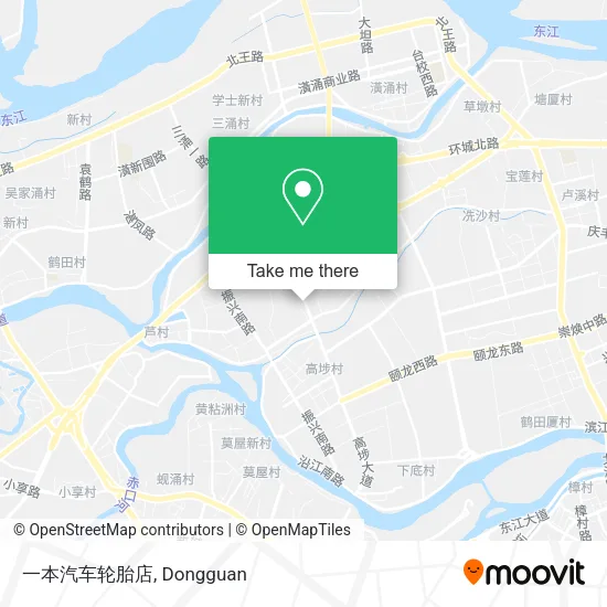 一本汽车轮胎店 map