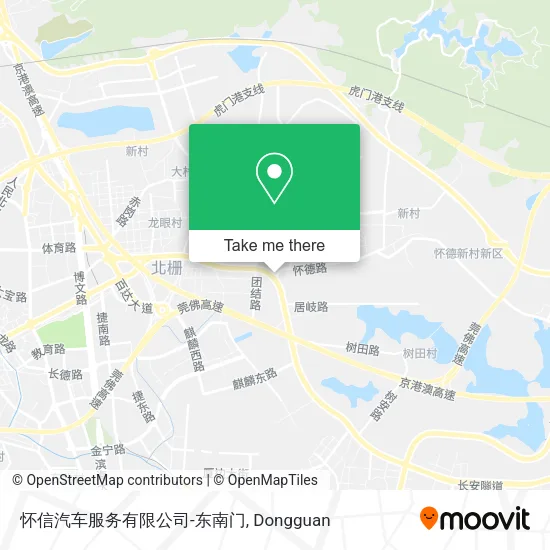 怀信汽车服务有限公司-东南门 map