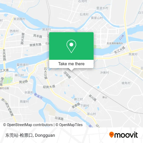 东莞站-检票口 map