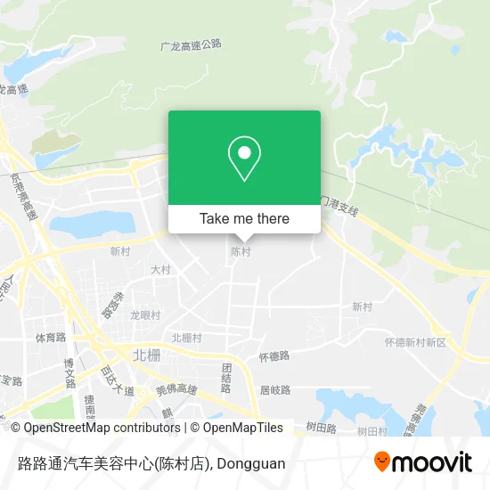 路路通汽车美容中心(陈村店) map