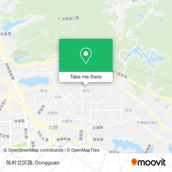 陈村北区路 map