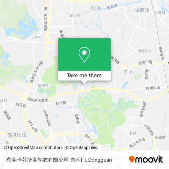 东莞卡莎捷高制衣有限公司-东南门 map