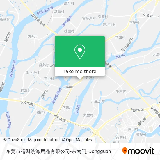 东莞市裕财洗涤用品有限公司-东南门 map