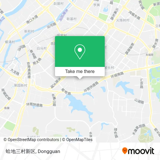 蛤地三村新区 map