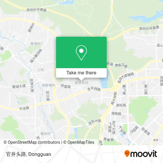 官井头路 map