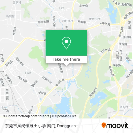 东莞市凤岗镇雁田小学-南门 map
