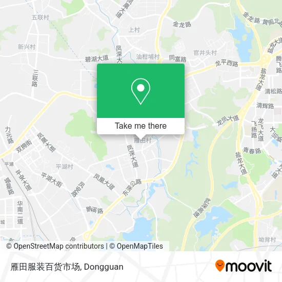 雁田服装百货市场 map