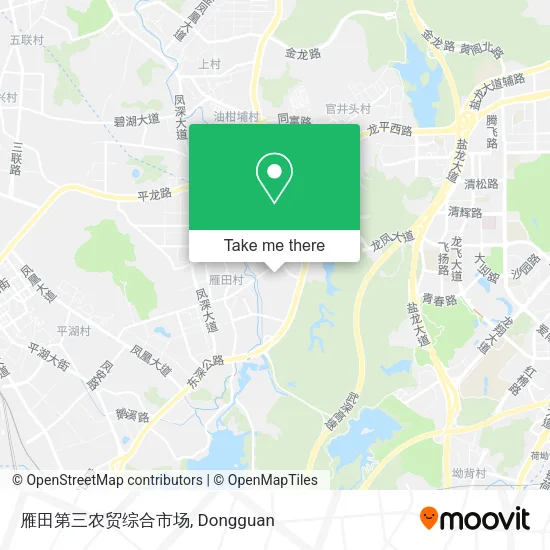 雁田第三农贸综合市场 map