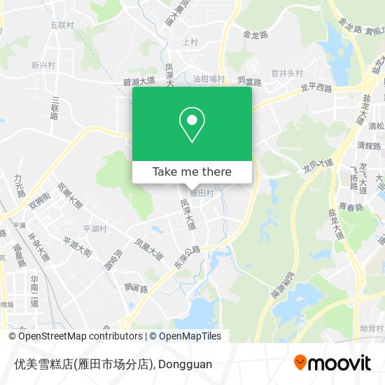 优美雪糕店(雁田市场分店) map