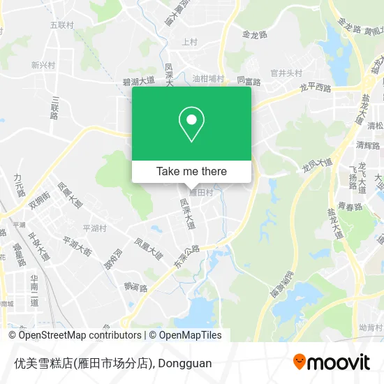 优美雪糕店(雁田市场分店) map
