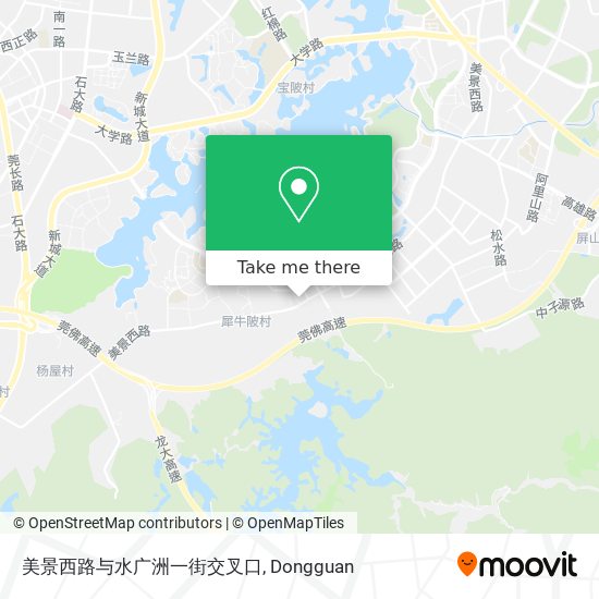 美景西路与水广洲一街交叉口 map