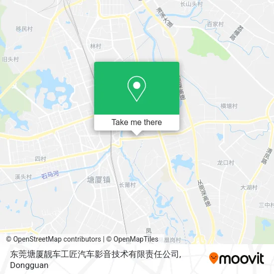 东莞塘厦靓车工匠汽车影音技术有限责任公司 map