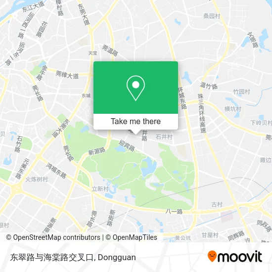东翠路与海棠路交叉口 map