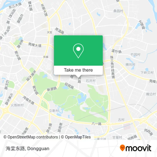 海棠东路 map