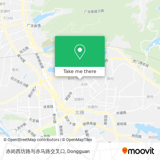 赤岗西坊路与赤马路交叉口 map