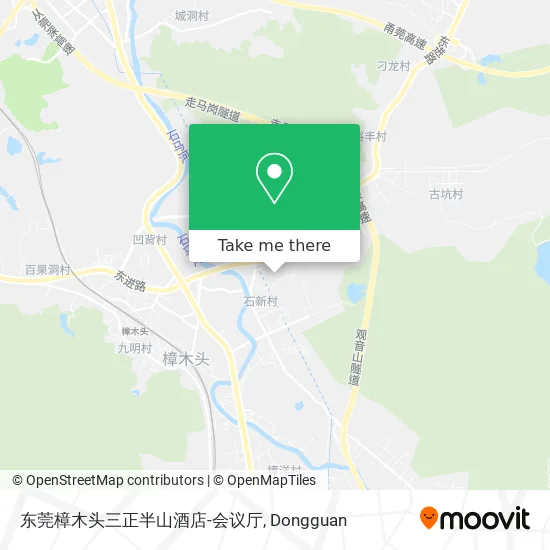 东莞樟木头三正半山酒店-会议厅 map