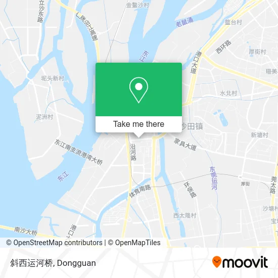 斜西运河桥 map