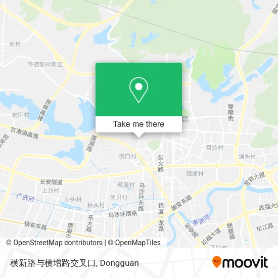 横新路与横增路交叉口 map