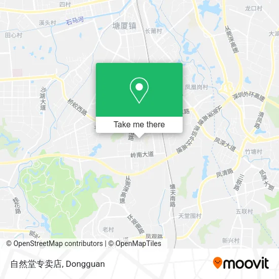 自然堂专卖店 map