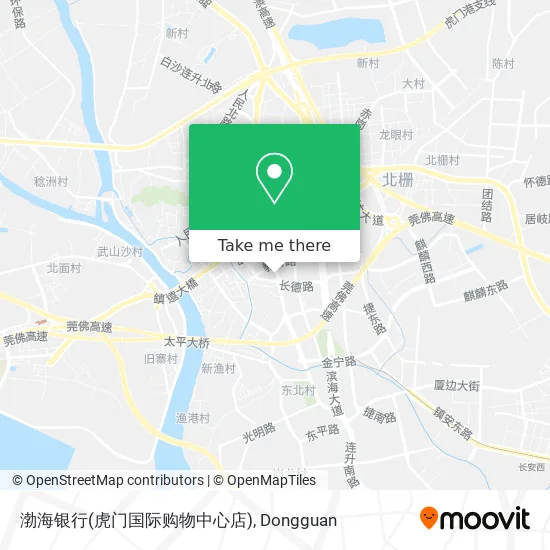 渤海银行(虎门国际购物中心店) map