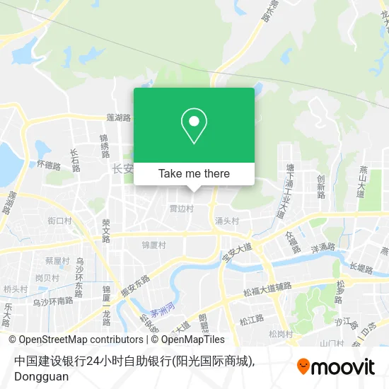 中国建设银行24小时自助银行(阳光国际商城) map