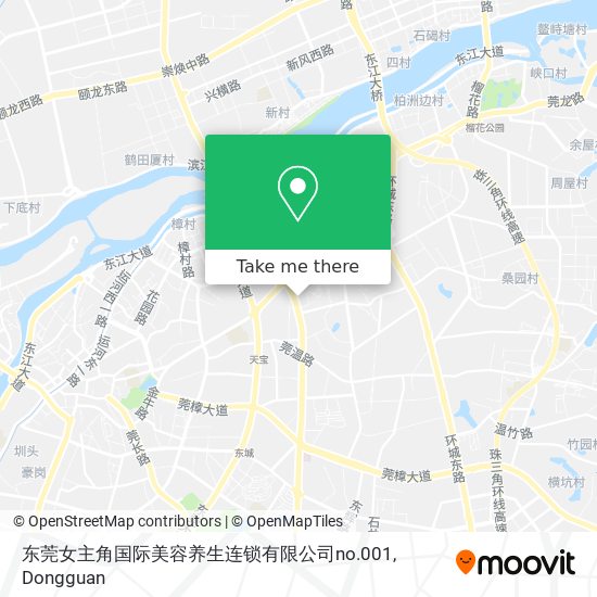 东莞女主角国际美容养生连锁有限公司no.001 map