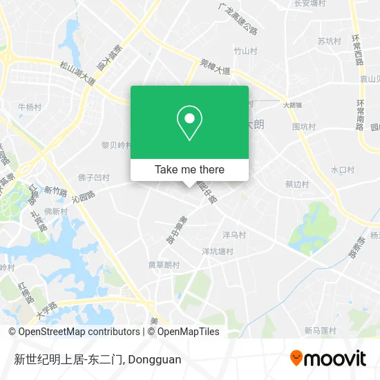 新世纪明上居-东二门 map