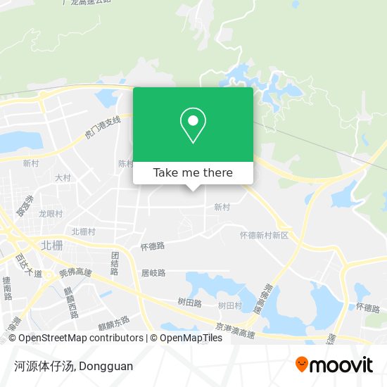河源体仔汤 map