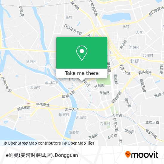 e迪曼(黄河时装城店) map