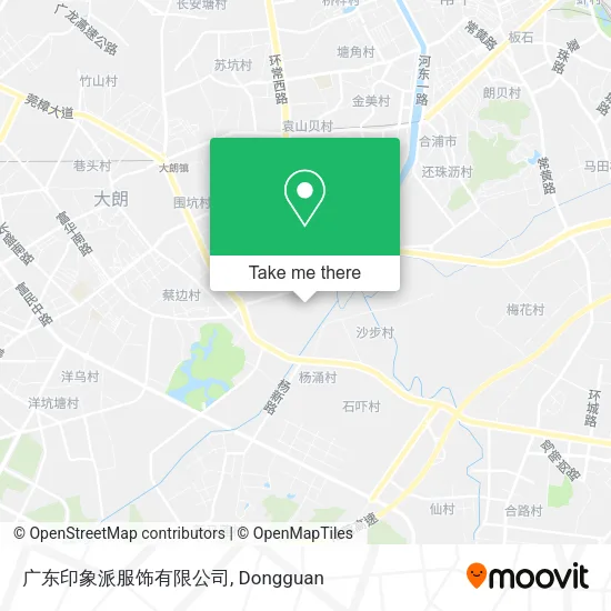 广东印象派服饰有限公司 map