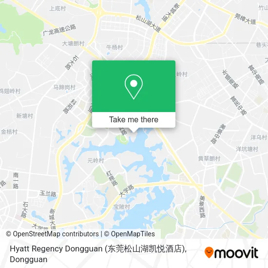 Hyatt Regency Dongguan (东莞松山湖凯悦酒店) map