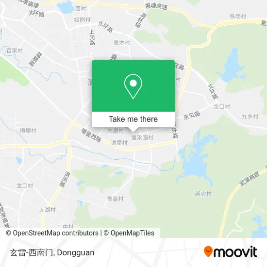 玄雷-西南门 map