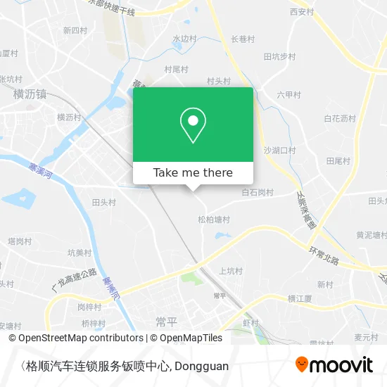 〈格顺汽车连锁服务钣喷中心 map