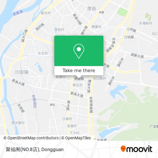聚福阁(NO.8店) map