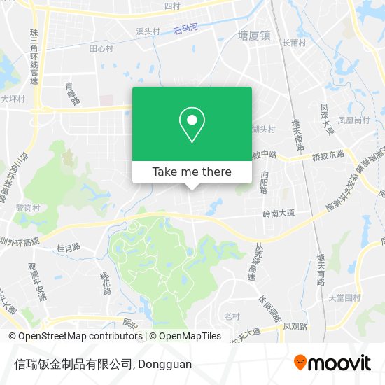 信瑞钣金制品有限公司 map