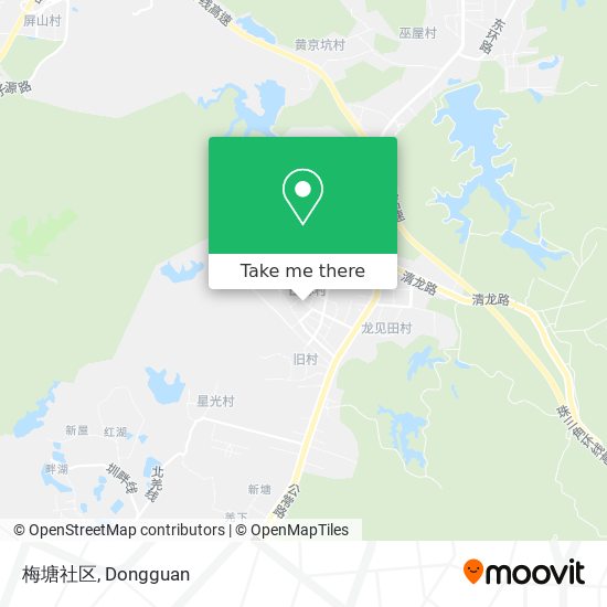 梅塘社区 map