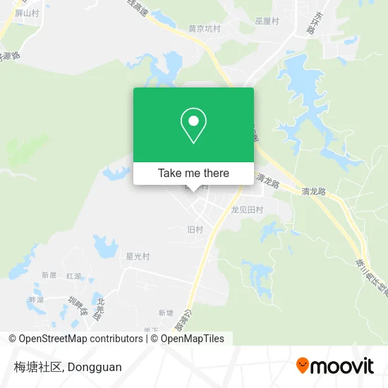 梅塘社区 map
