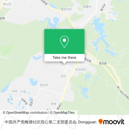 中国共产党梅塘社区田心第二支部委员会 map