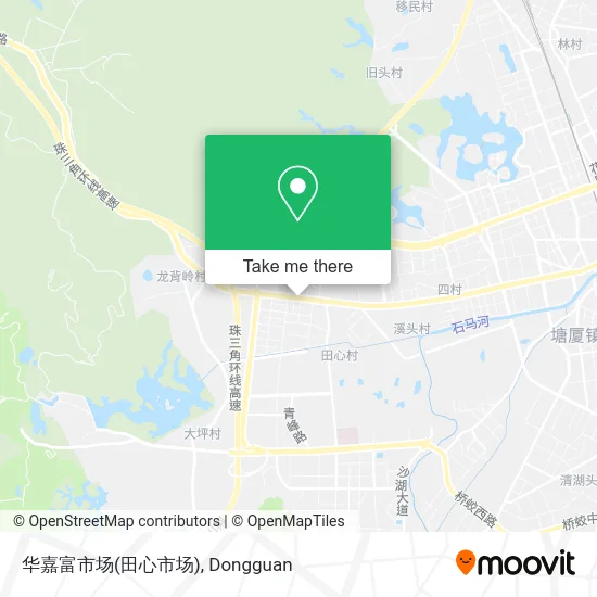 华嘉富市场(田心市场) map