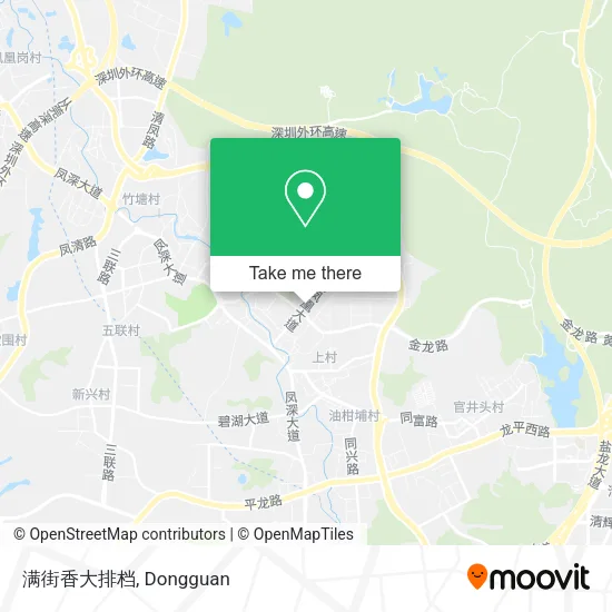满街香大排档 map