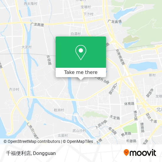 千福便利店 map