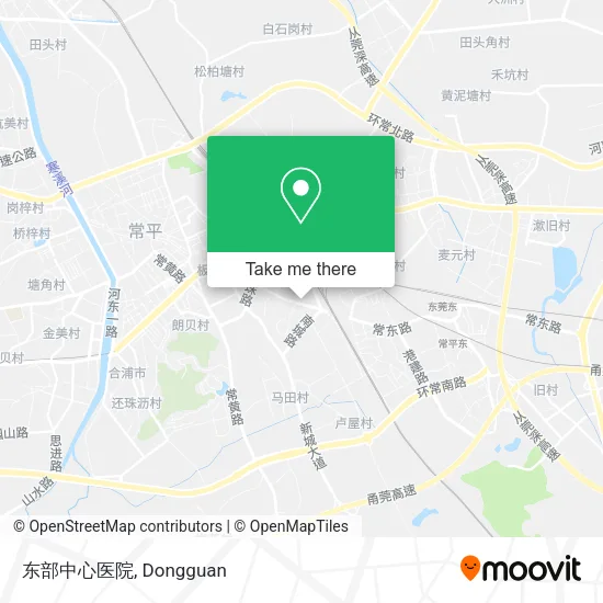 东部中心医院 map