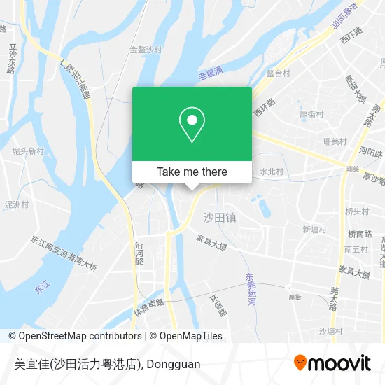 美宜佳(沙田活力粤港店) map
