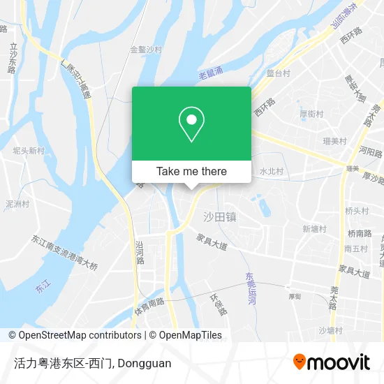 活力粤港东区-西门 map