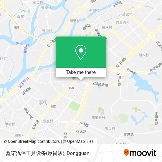 鑫诺汽保工具设备(厚街店) map