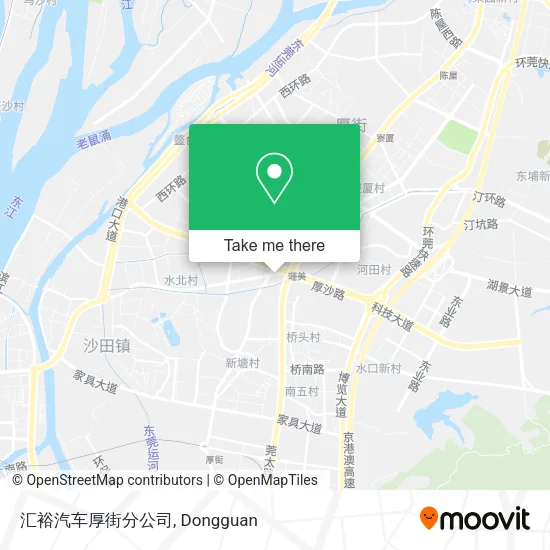 汇裕汽车厚街分公司 map