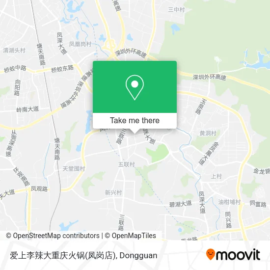 爱上李辣大重庆火锅(凤岗店) map