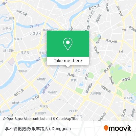 李不管把把烧(银丰路店) map