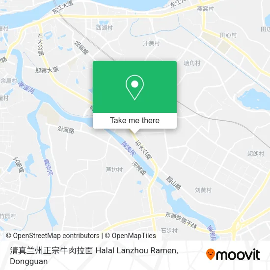 清真兰州正宗牛肉拉面 Halal Lanzhou Ramen map